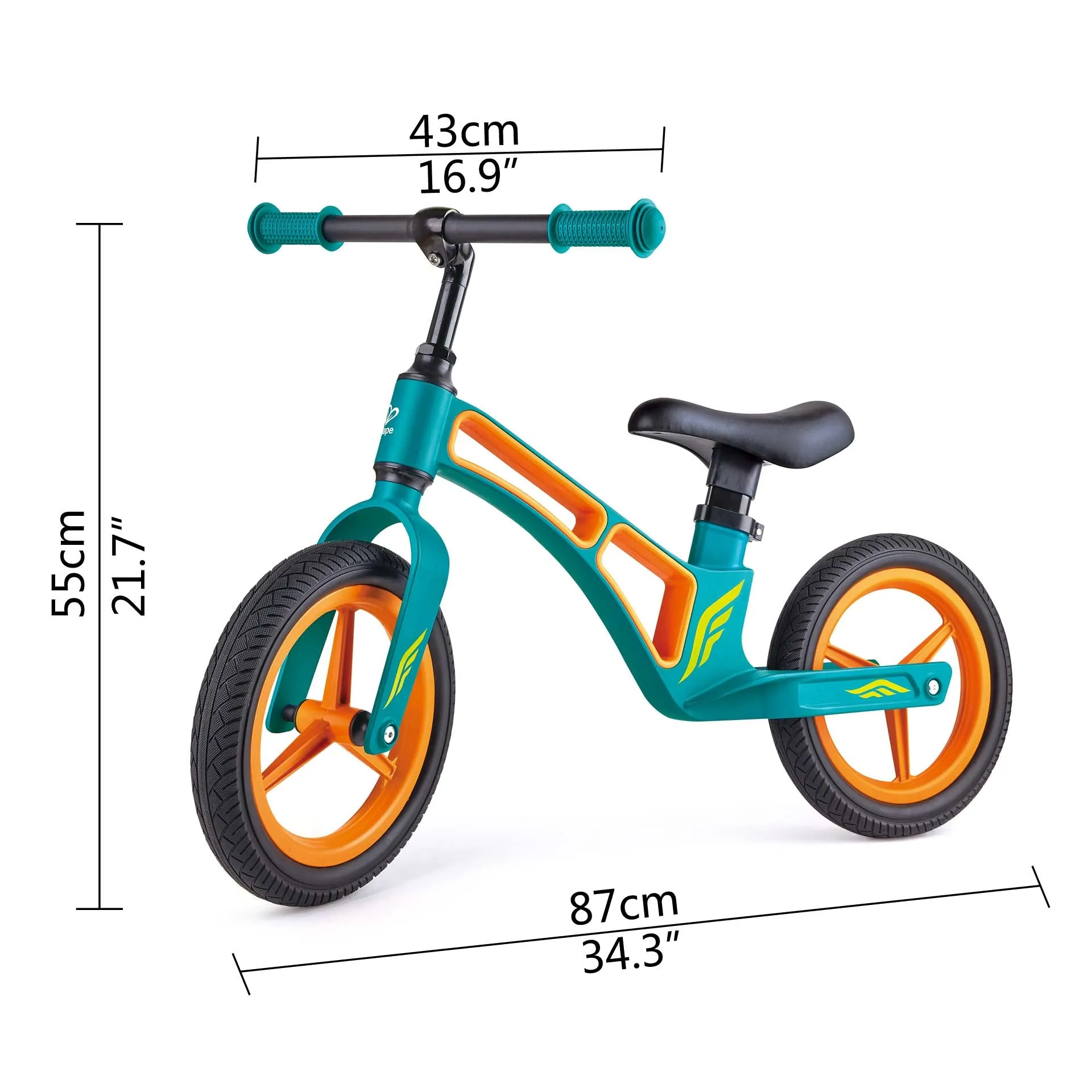 Hape Explorer Balance Bike Blue/Orange