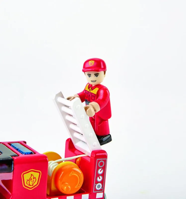 Hape Railway Fire Truck With Siren