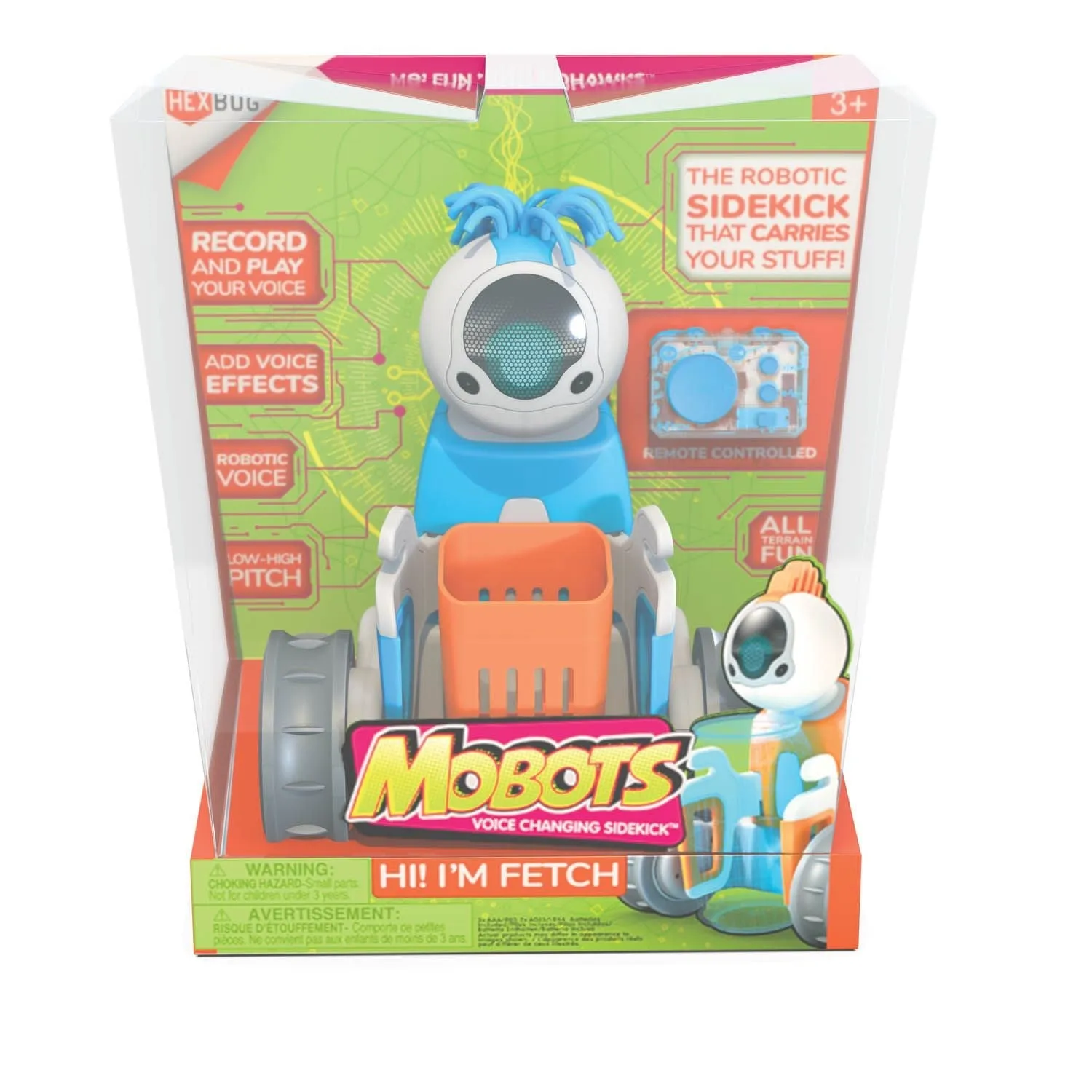 HEXBUG Mobots Remote Control Fetch Blue Assorted Styles