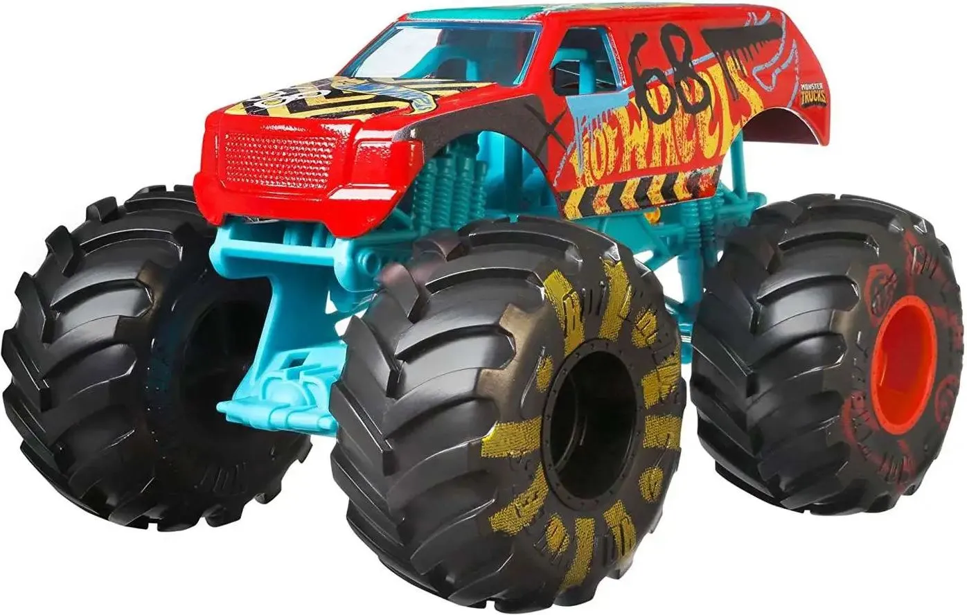 Hot Wheels 1:24 Monster Trucks Giant Wheels Dem Derby 68