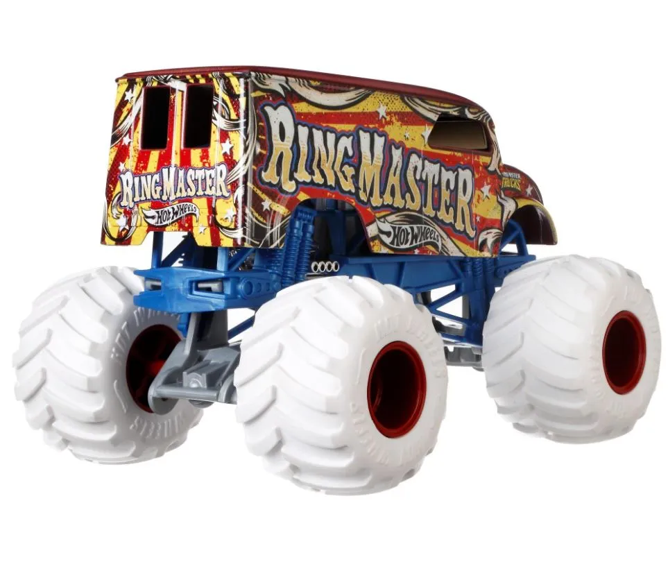 Hot Wheels 1:24 Monster Trucks Giant Wheels Ring Master