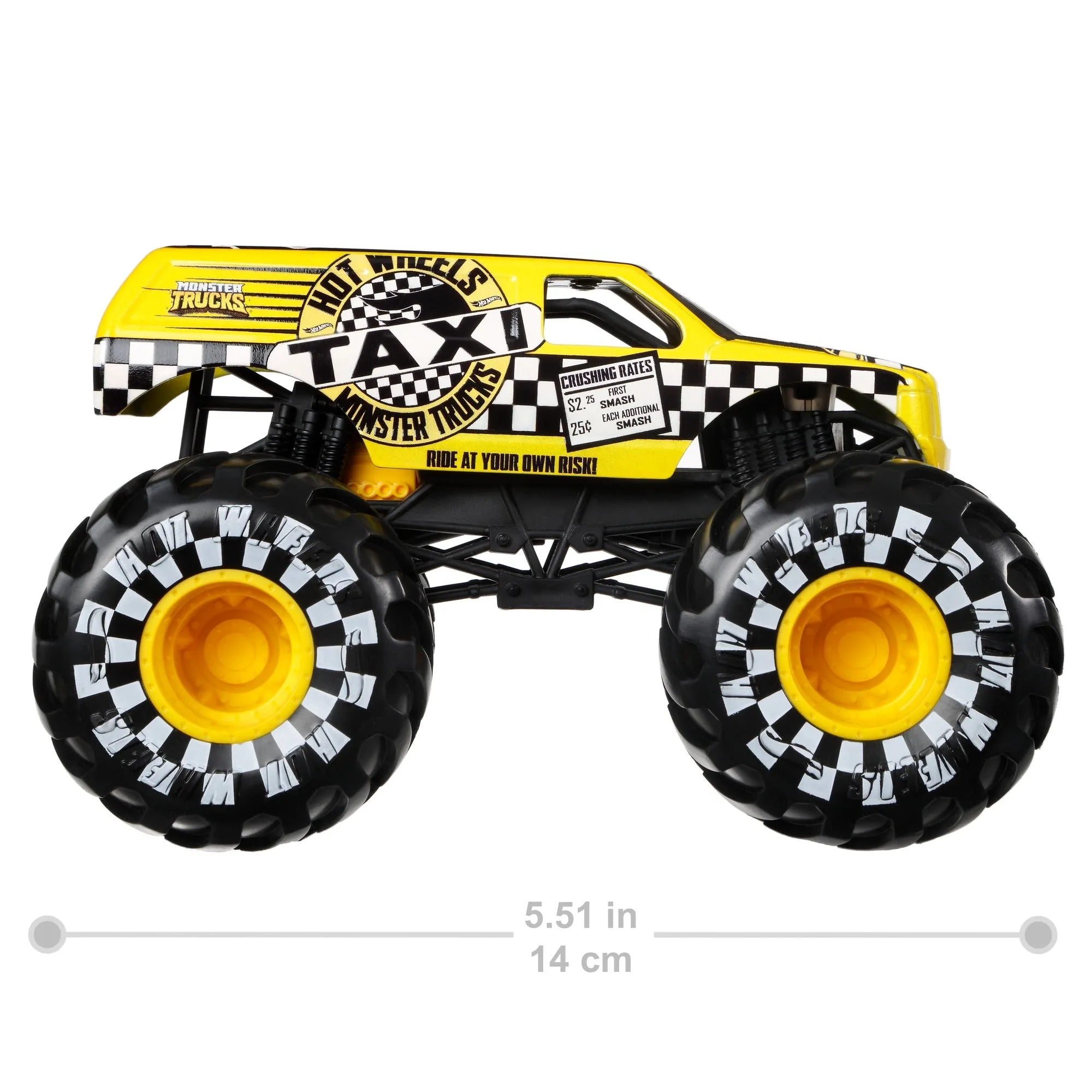 Hot Wheels 1:24 Monster Trucks Taxi