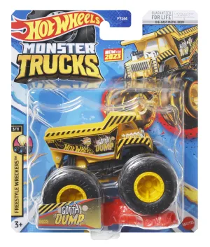 Hot Wheels 1:64 Monster Trucks 2024 Freestyle Wreckers 2/12 Gotta Dump