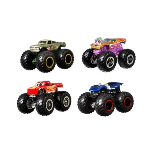 Hot Wheels 1:64 Monster Trucks 4 Pack Legends Collide