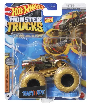 Hot Wheels 1:64 Monster Trucks Champion Crashers 4/6 Race Ace