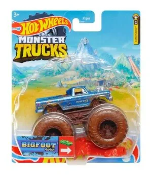 Hot Wheels 1:64 Monster Trucks Crash Squad 1/4 Bigfoot 4X4X4