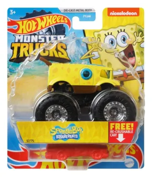 Hot Wheels 1:64 Monster Trucks Spongebob Squarepants
