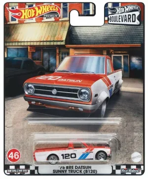 Hot Wheels Boulevard Vehicle - 46 '75 Bre Datsun Sunny Truck (B120)