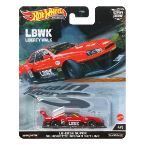 Hot Wheels Car Culture Mountain Drifters Lb-Er34 Super Silhouette Nissan Skyline 4/5