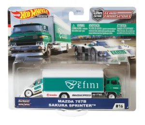 Hot Wheels Car Culture Team Transport #16 Mazda 787B Sakura Sprinter
