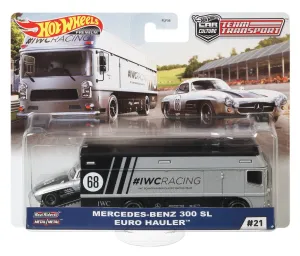 Hot Wheels Car Culture Team Transport #21 Mercedes-Benz 300 Sl Euro Hauler