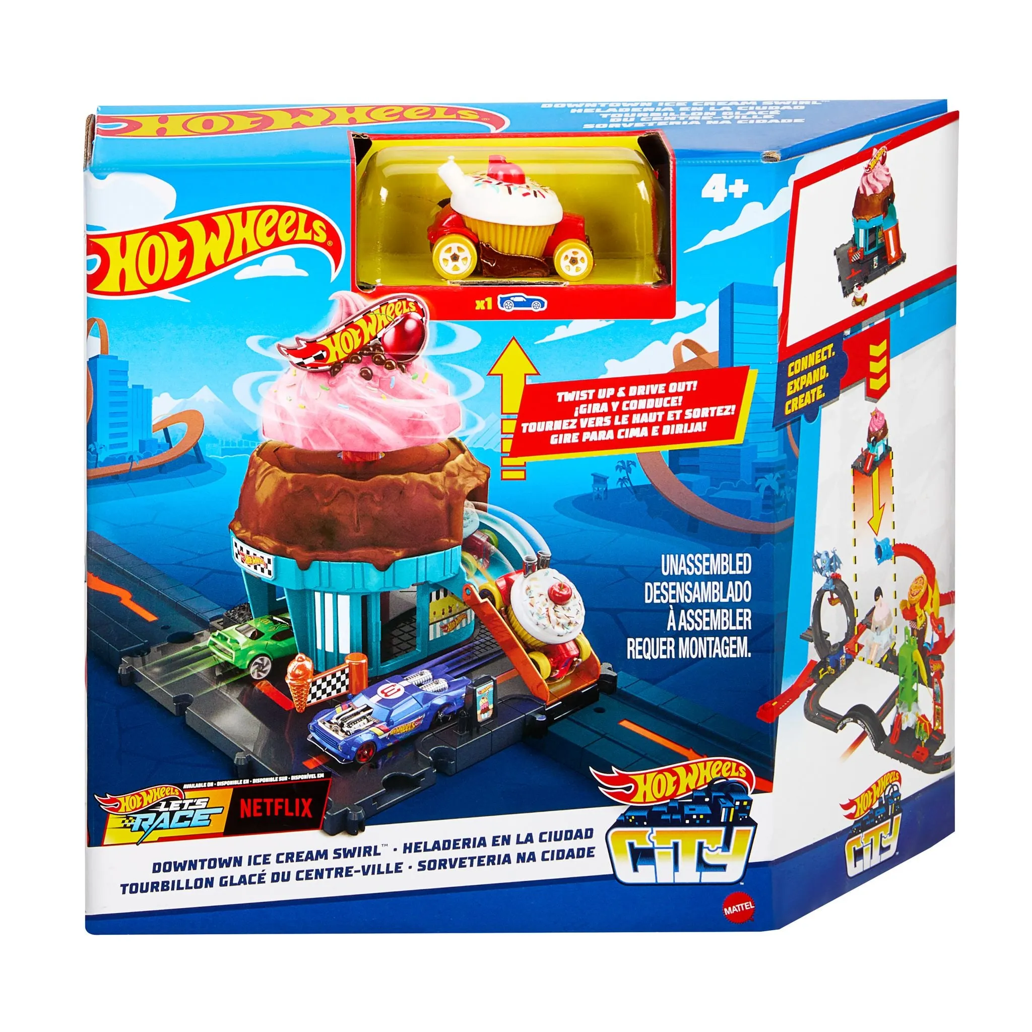 Hot Wheels City Themed Pack - Ice Cream Swirl