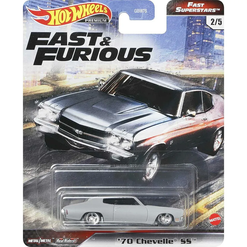 Hot Wheels Fast & Furious Fast Superstars 2/5 '70 Chevelle Ss