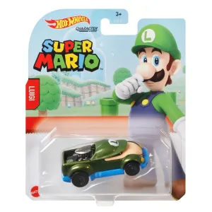 Hot Wheels Gaming Character Car Super Mario Luigi
