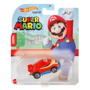 Hot Wheels Gaming Character Car Super Mario Mario