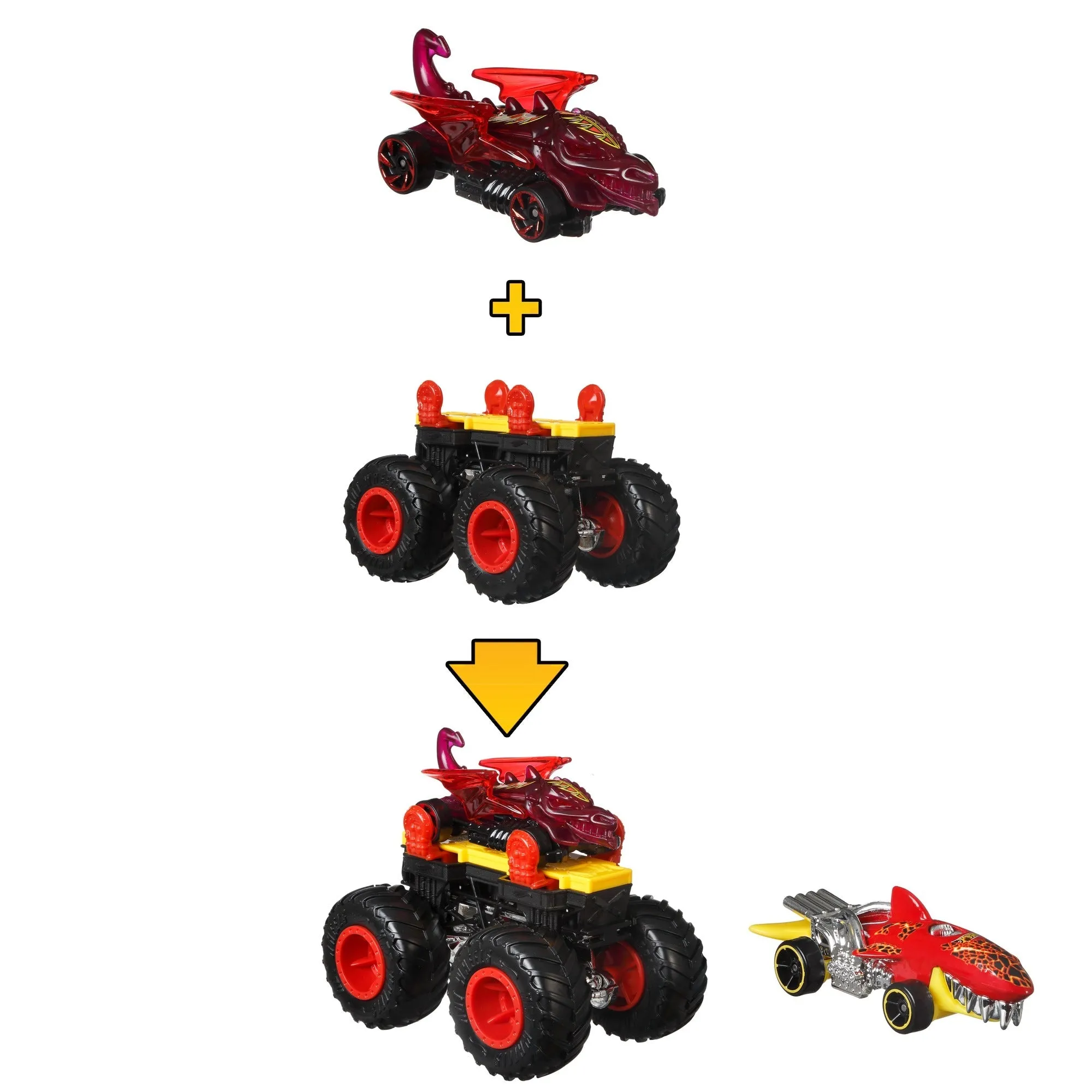 Hot Wheels Monster Trucks Monster Maker Black & Yellow