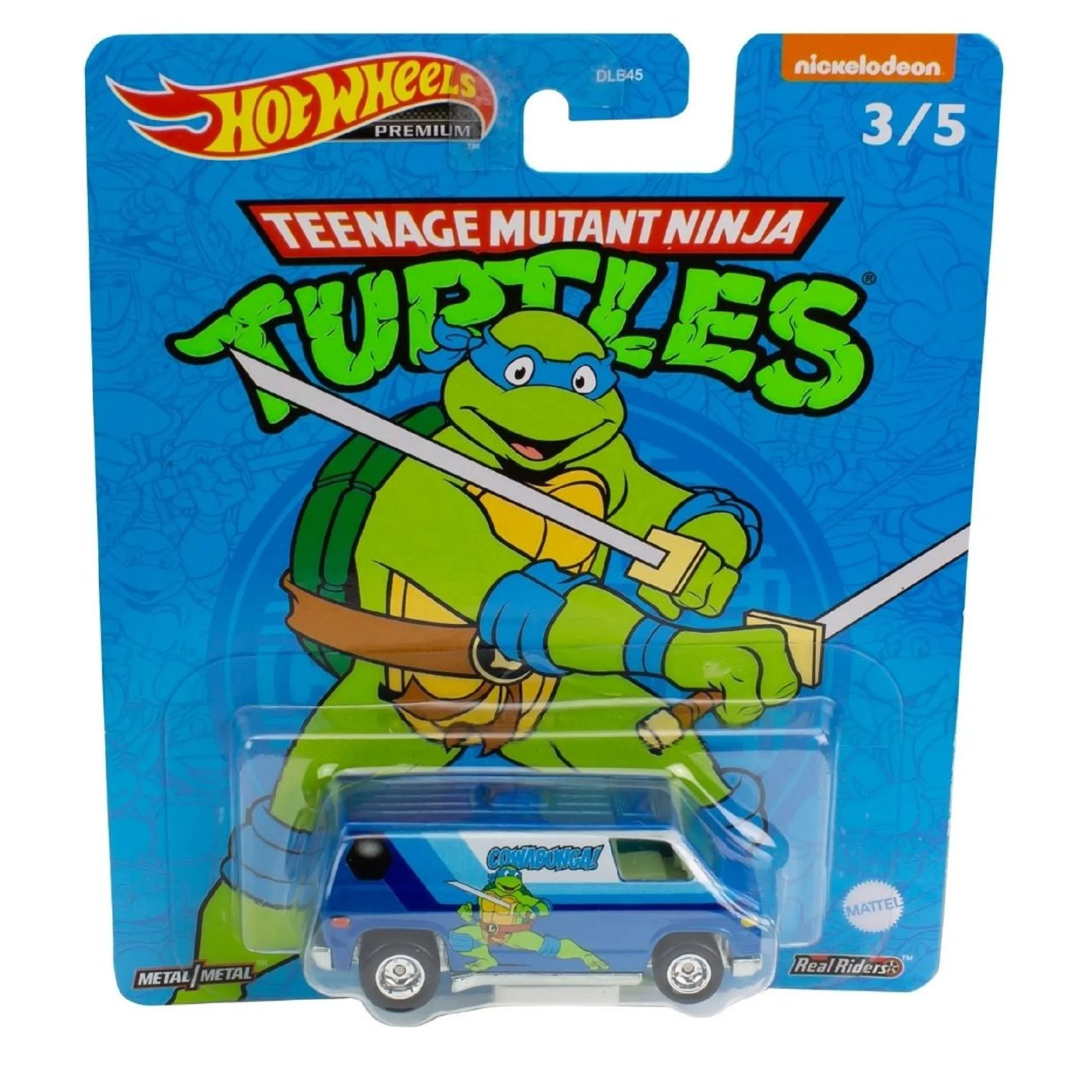 Hot Wheels Pop Culture Vehicle Teenage Mutant Ninja Turtles 3/5 '70S Van