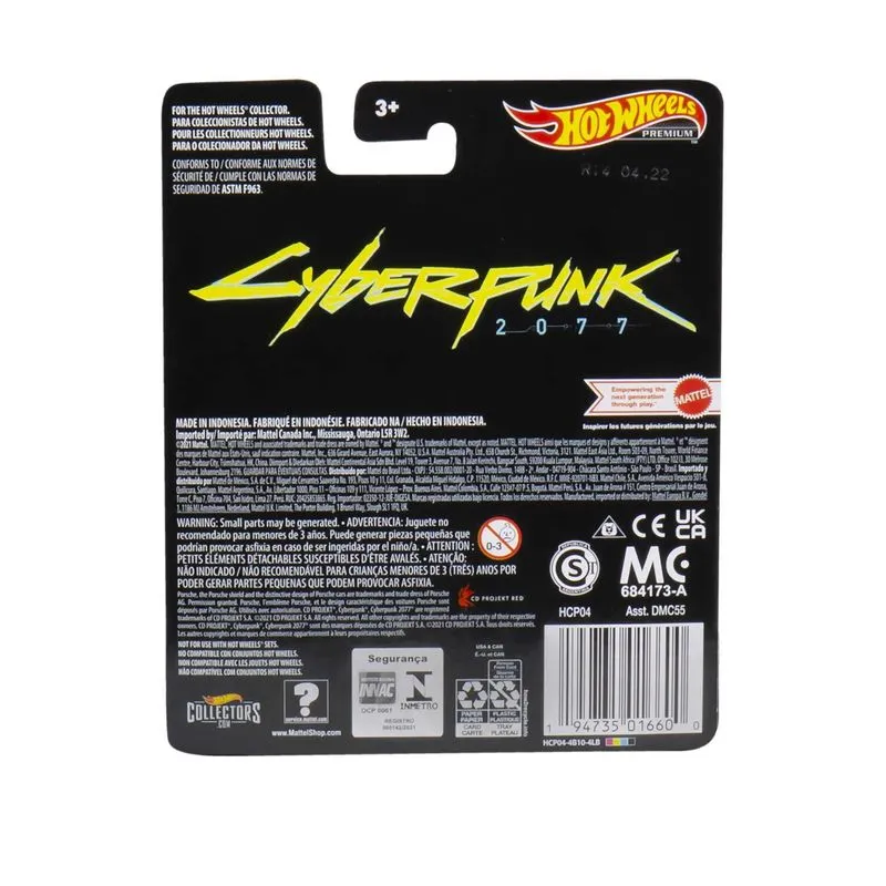 Hot Wheels Retro Entertainment Vehicle Cyberpunk 2077 Porsche 911 Turbo (930)
