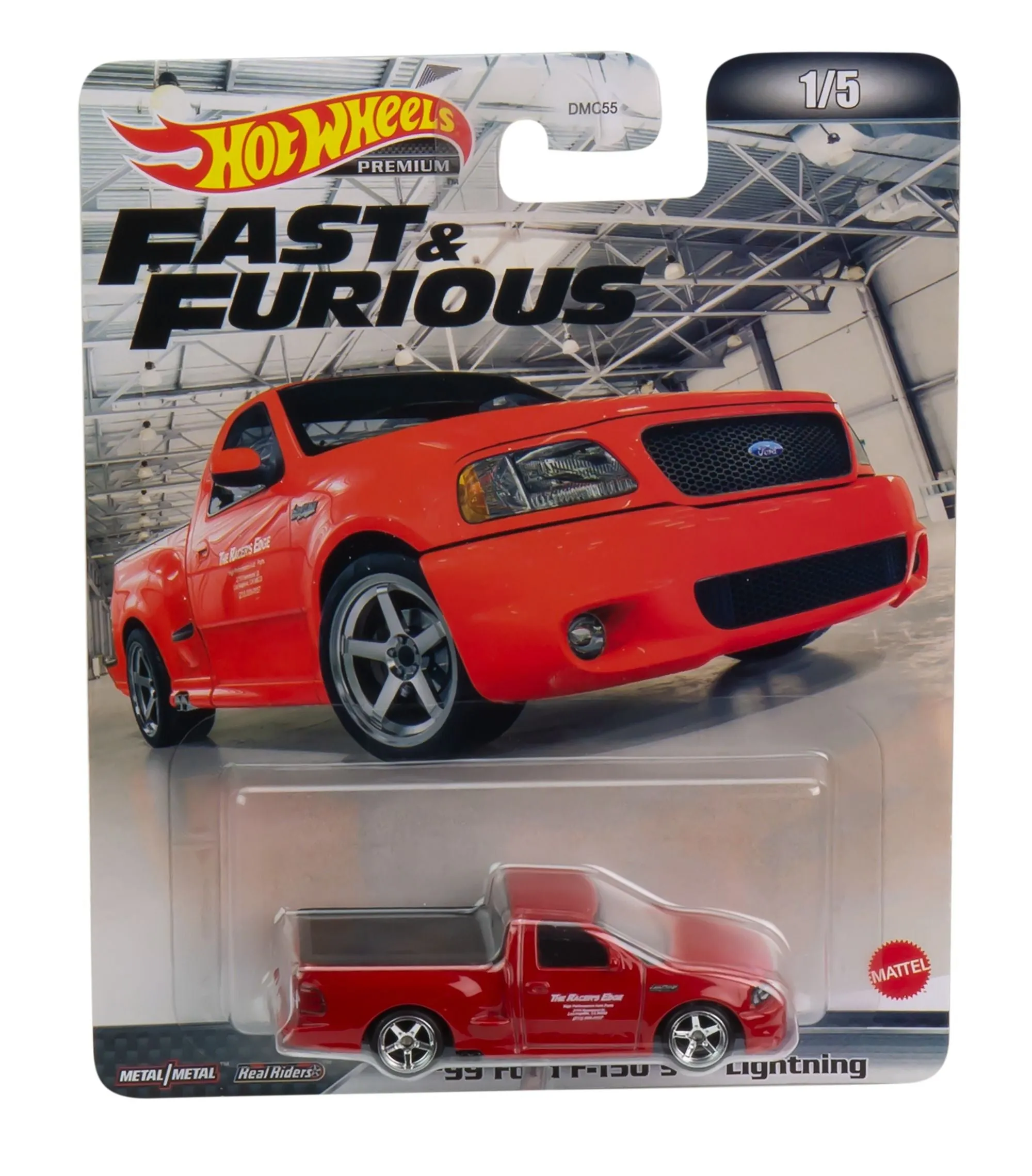 Hot Wheels Retro Entertainment Vehicle Fast & Furious 1/5 '99 Ford F-150 Svt Lightning