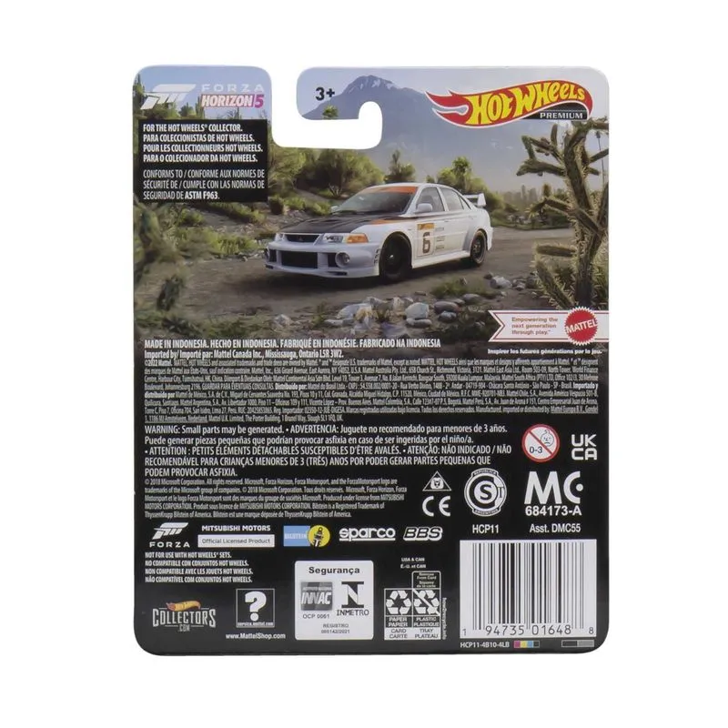 Hot Wheels Retro Entertainment Vehicle Forza Horizon 5 Mitsubishi Lancer Evolution Vi
