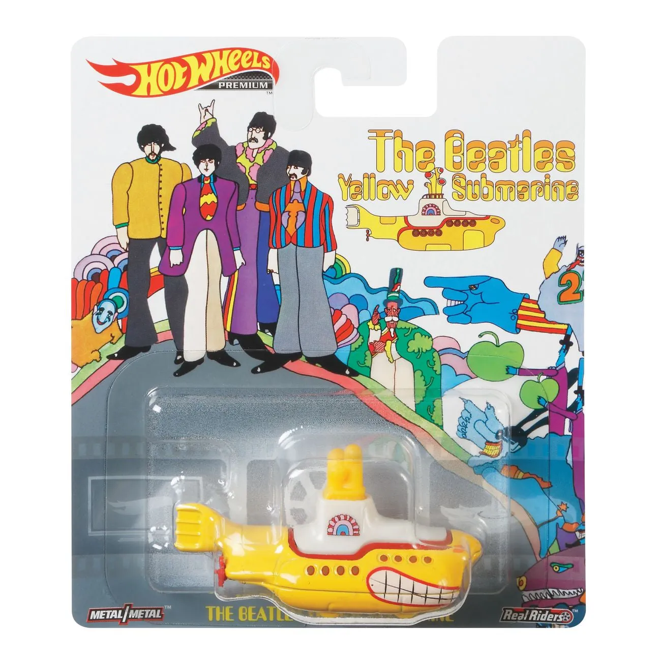 Hot Wheels Retro Entertainment Vehicle The Beatles Yellow Submarine
