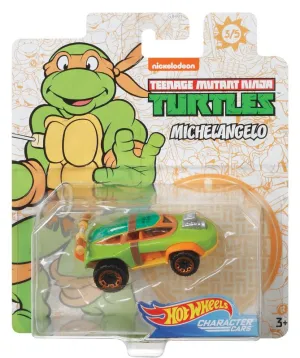Hot Wheels Studio Character Cars Tmnt 3/5 Michelangelo