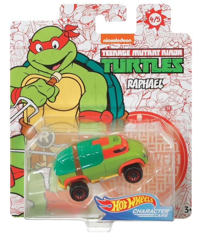 Hot Wheels Studio Character Cars Tmnt 4/5 Raphael