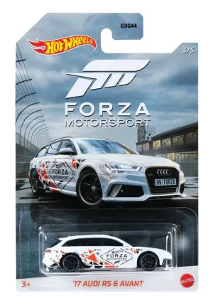 Hot Wheels Theme Automotive Vehicle 3/5 '17 Audi Rs 6 Avant Forza Motorsport