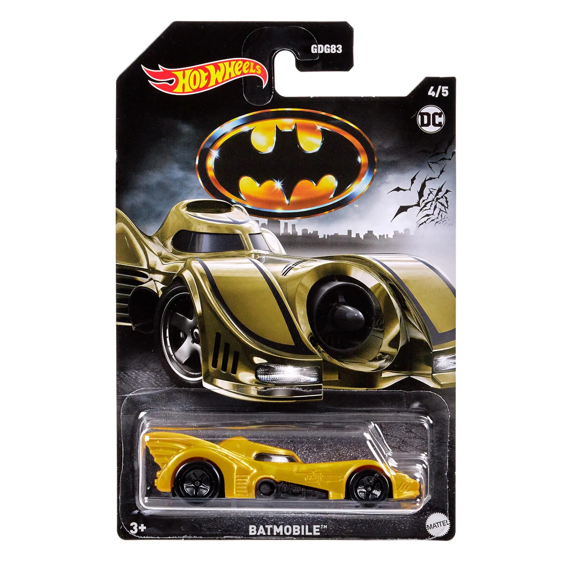 Hot Wheels Themed Entertainment Vehicle Batman 4/5 Batmobile