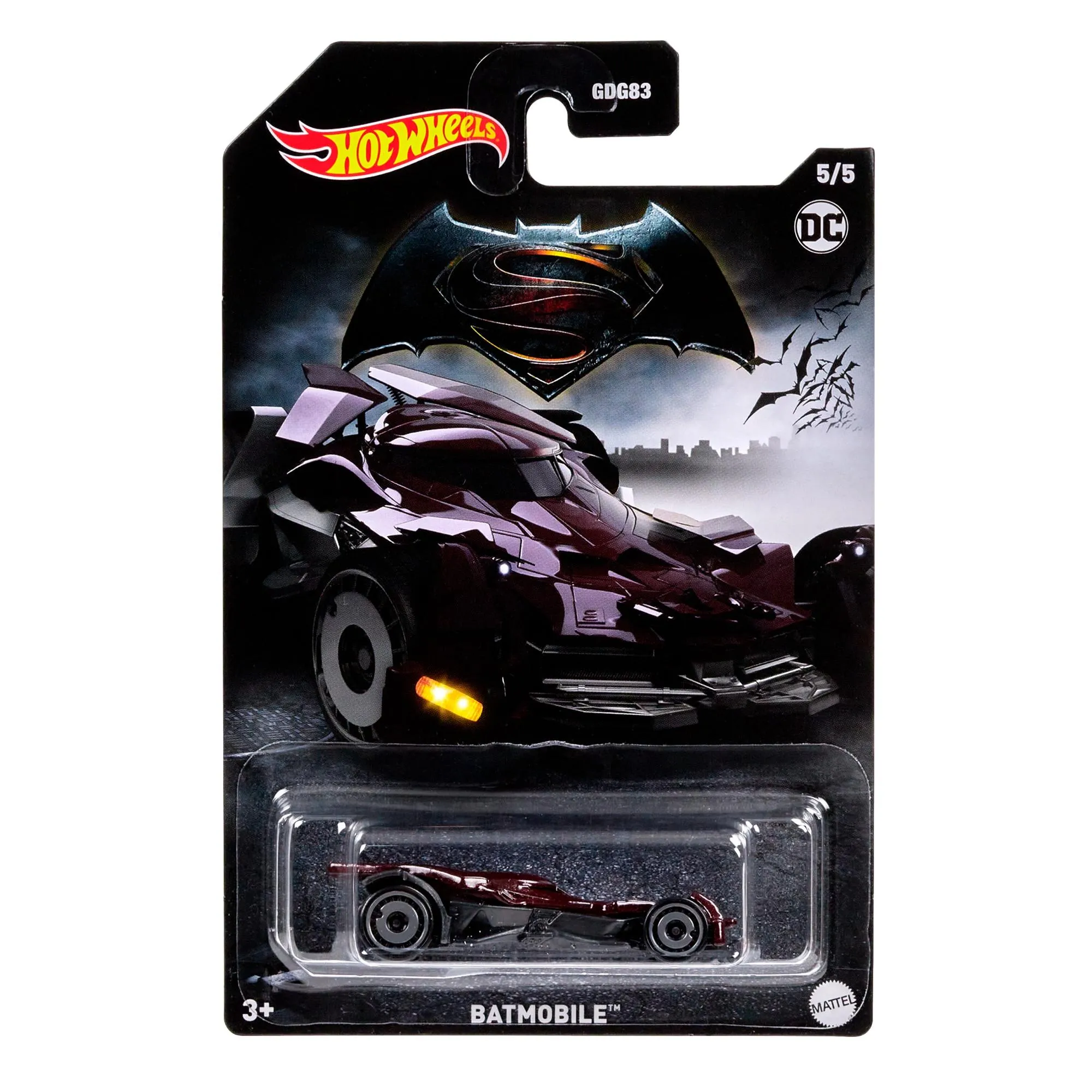 Hot Wheels Themed Entertainment Vehicle Batman 5/5 Batmobile