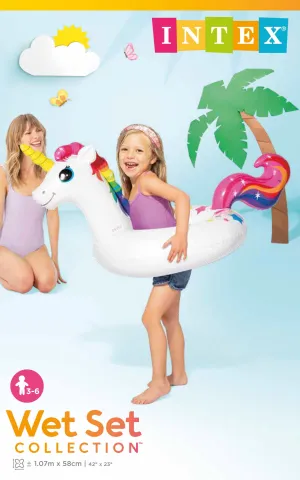 Intex Big Animal Rings Assorted Unicorn, Llama, Dinosaur