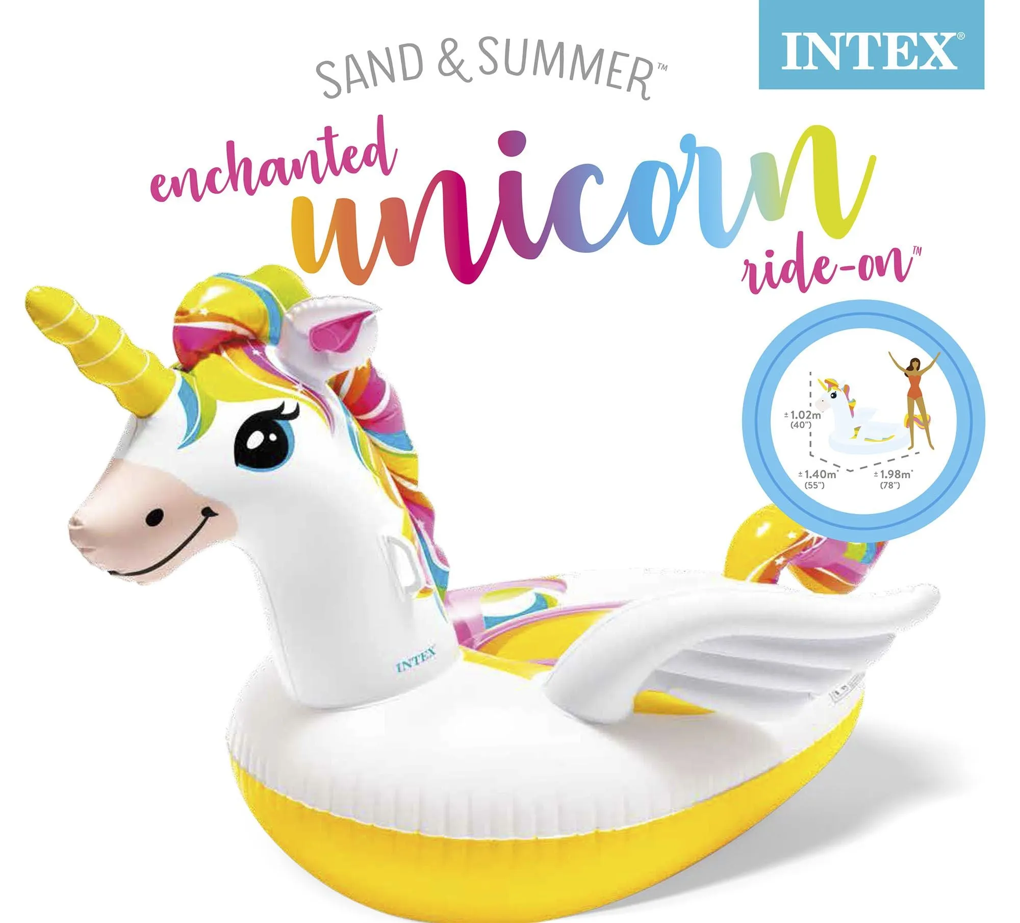 Intex Enchanted Unicorn Ride-On
