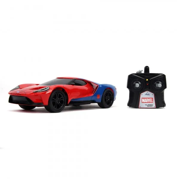 Jada 1:16 Remote Control Marvel Spider-Man 2017 Ford GT