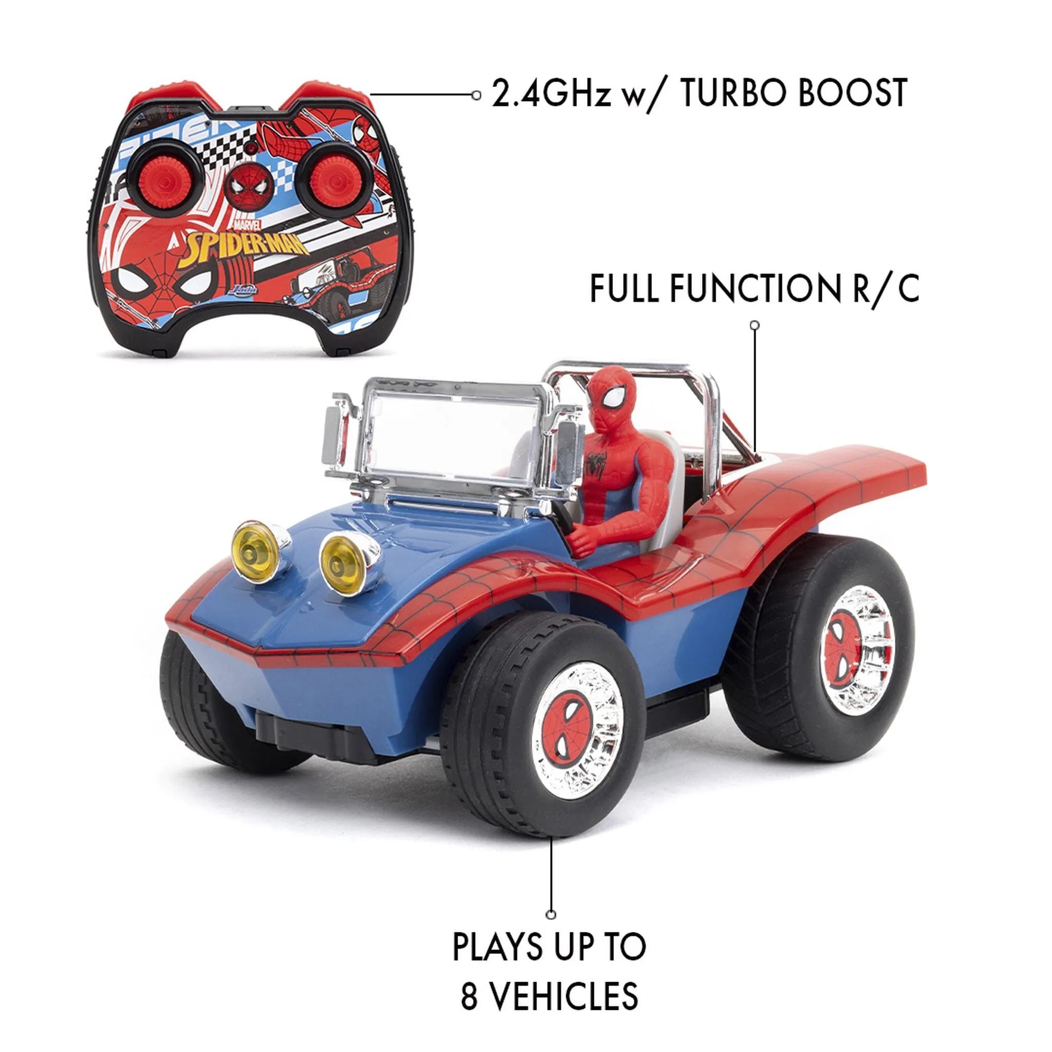 Jada 1:24 Marvel Spider-Man Buggy RC