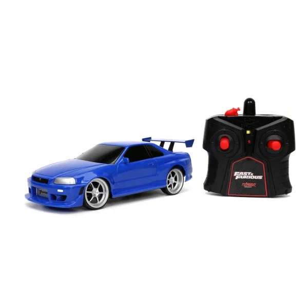 Jada Fast & Furious 1:24 Remote Control Brian's Nissan Skyline GT-R (Bnr34)