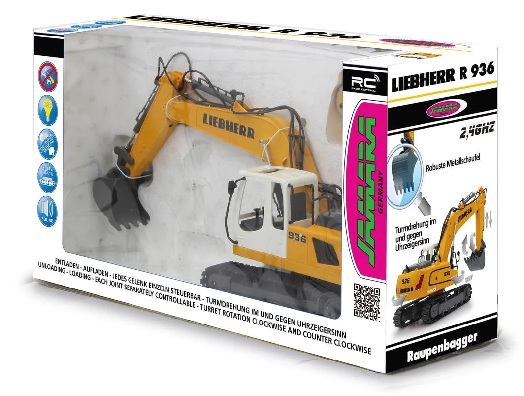 Jamara 1:20 Remote Control Liebherr R936 Excavator
