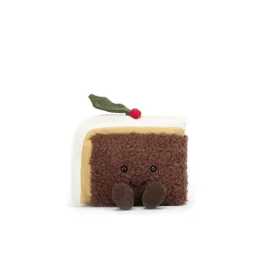 Jellycat | Amuseables Slice of Christmas Cake