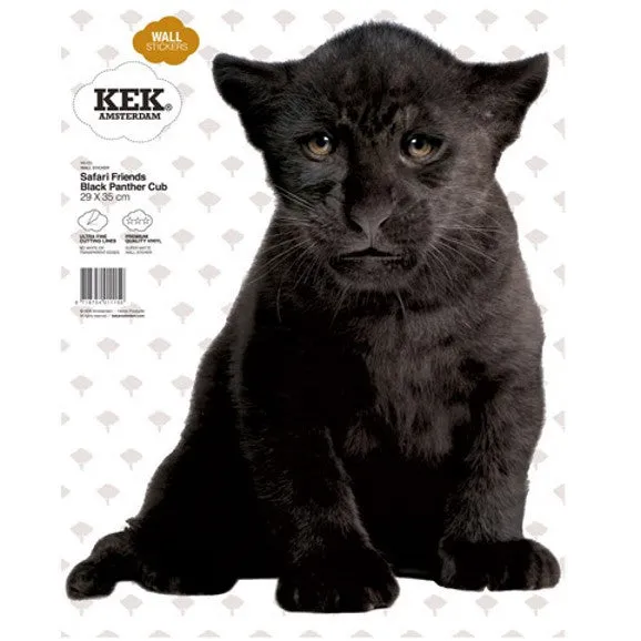 KEK Amsterdam | Wall Decal | Black Panther Cub