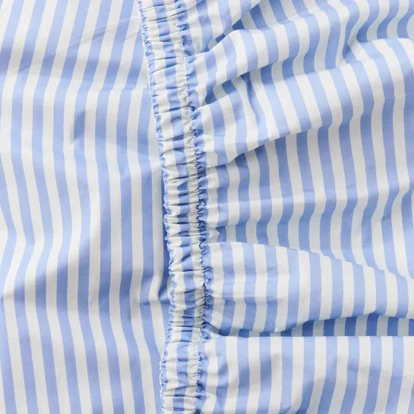 Kip and Co | Seaside Stripe Organic Cotton Fitted Sheet