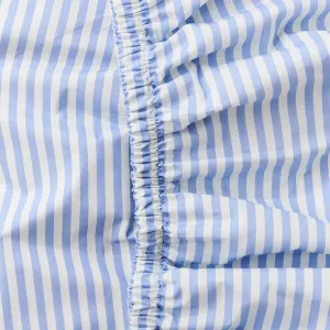 Kip and Co | Seaside Stripe Organic Cotton Fitted Sheet