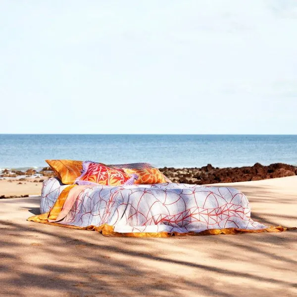 Kip and Co x Bábbarra | Kunkurra | Linen Quilt Cover | Single LAST ONE!