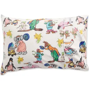 Kip and Co x May Gibbs | Flannelette Pillow Case Out And About
