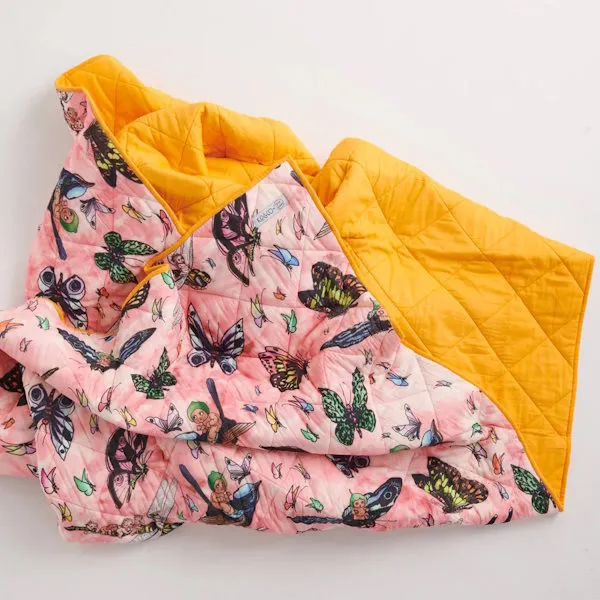Kip and Co x May Gibbs | Quilted Single Bedspread Fly Baby