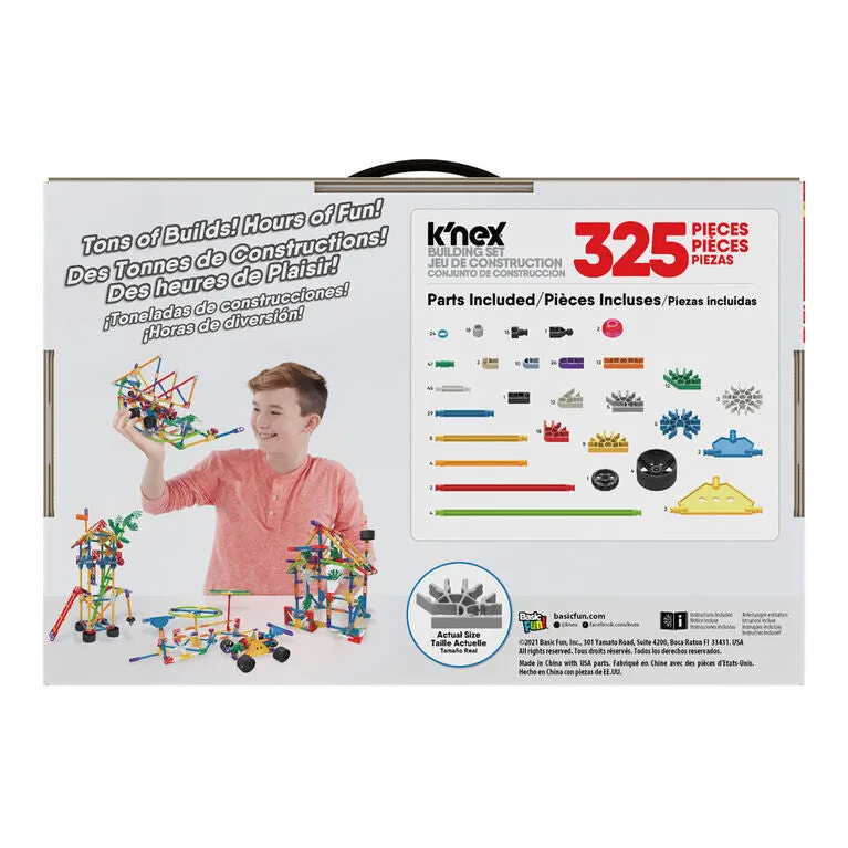 K'Nex Classics City Builders 325 Piece 20 Model Building Set