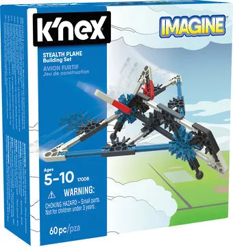 K'Nex Stealth Plane Starter Vehicle