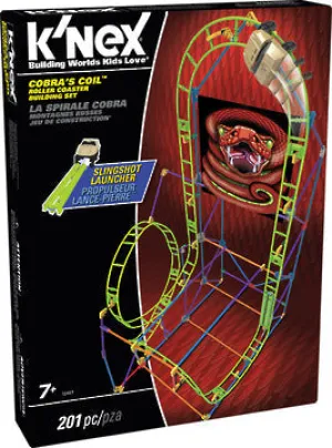 K'Nex Thrill Rides Cobra's Coil Roller Coaster