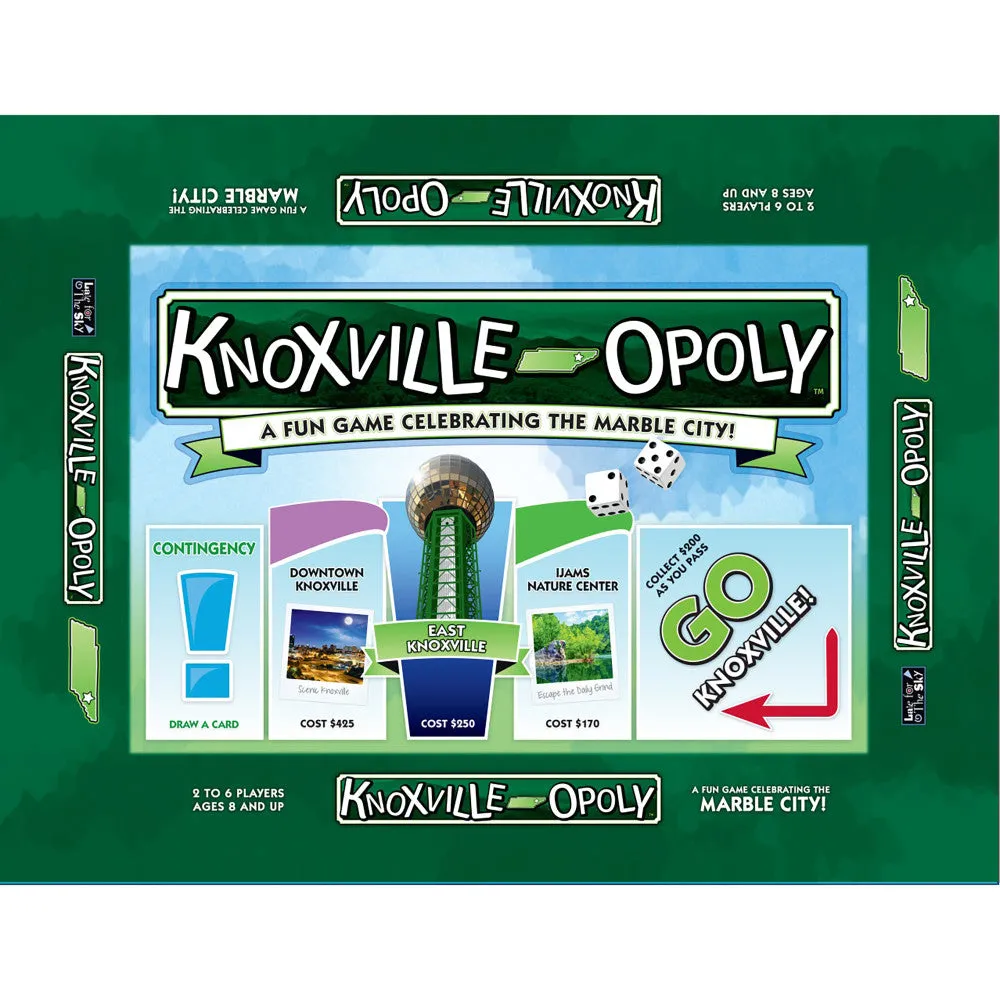 Knoxville-Opoly City Adventure Board Game for Ages 8 
