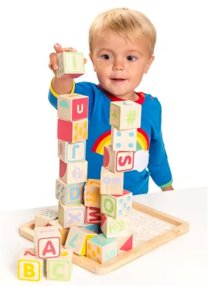 Le Toy Van ABC Wooden Blocks Wise - Kids Toys