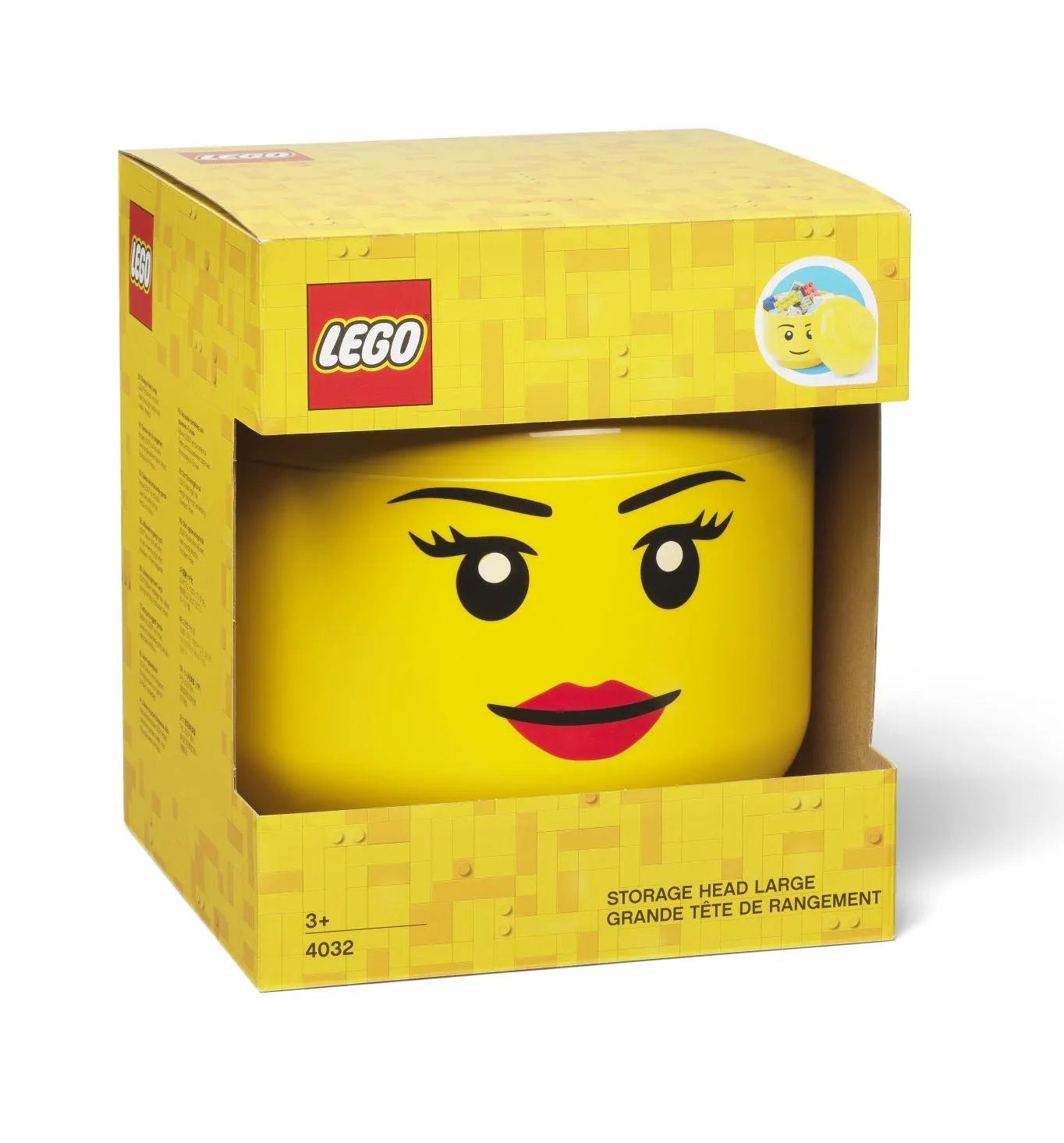 LEGO 4032 Storage Head Large Girl