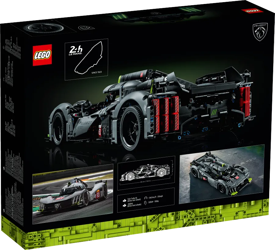 LEGO 42156 Technic Peugeot 9X8 24H Le Mans Hybrid Hypercar
